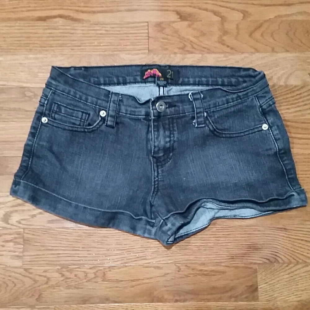 Dark Wash Denim Shorts